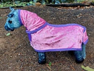 Pink Sparkle Toy Pony Rug/Neck Combo