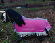 Pink Champion Toy Pony Rug