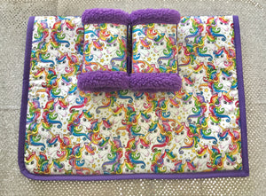 Unicorn Saddlecloth Set