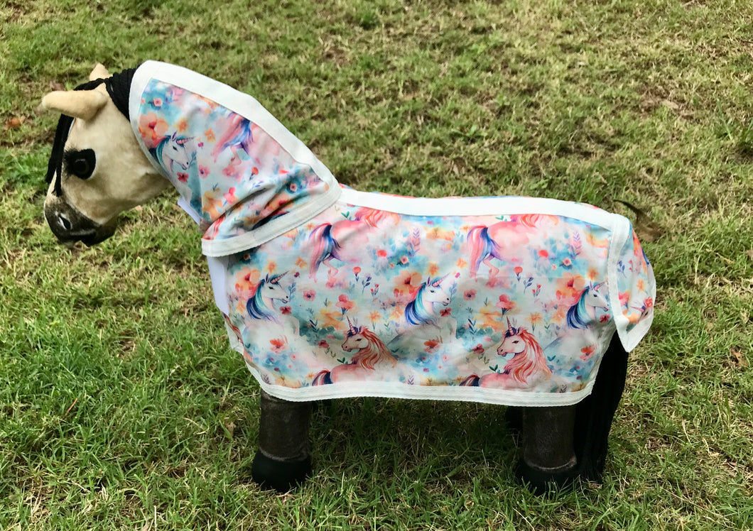 Pretty Unicorns Toy Pony Rug/Neck Combo