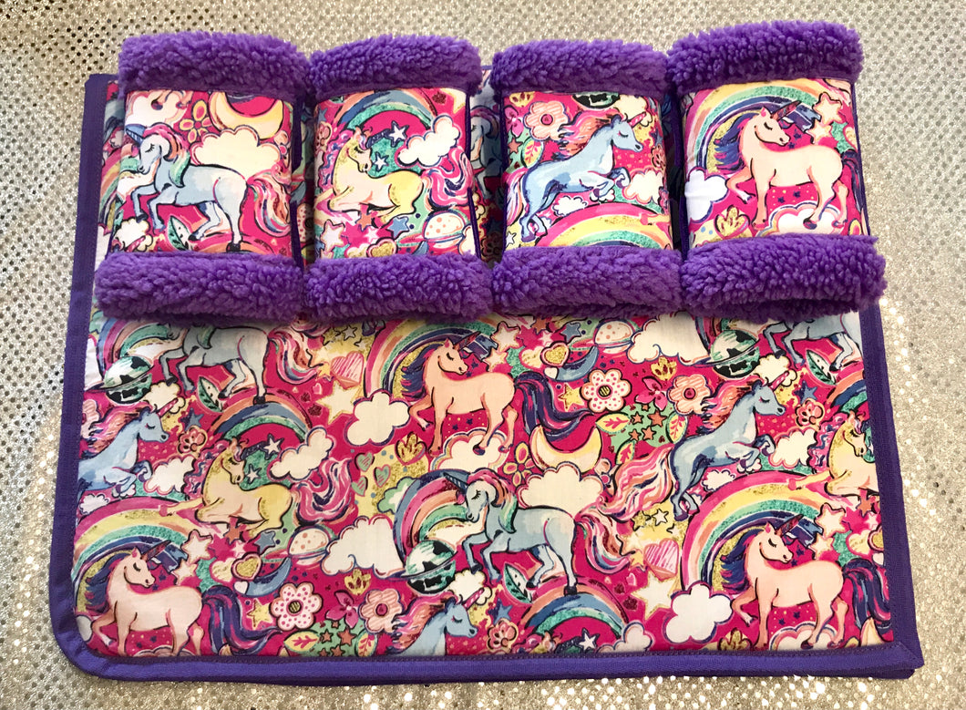 Unicorn Saddlecloth Set