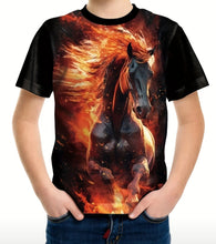 Load image into Gallery viewer, Flame Horse T-Shirt