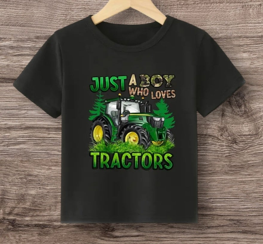 Just a Boy Who Loves Tractors