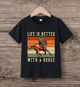 Life is Better with a Horse T-Shirt