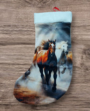 Load image into Gallery viewer, Horses Christmas Stocking