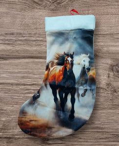 Horses Christmas Stocking