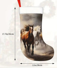 Load image into Gallery viewer, Horses Christmas Stocking