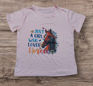 Just a Girl Who Loves Horses T-Shirt