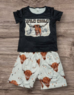 Wild Child T-Shirt & Shorts Set