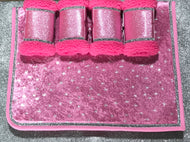 Pink Sparkle Saddlecloth Set