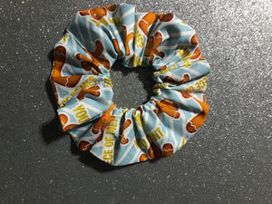 Christmas Gingerbread Man Scrunchy